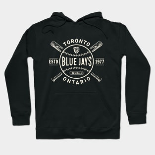 Toronto Blue Jays Bats & Ball by Buck Tee Originals Hoodie